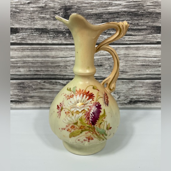 Vintage Hand Painted Floral Vase - Picture 1 of 9